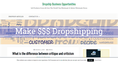 Desktop Screenshot of dropshipdirectory.com